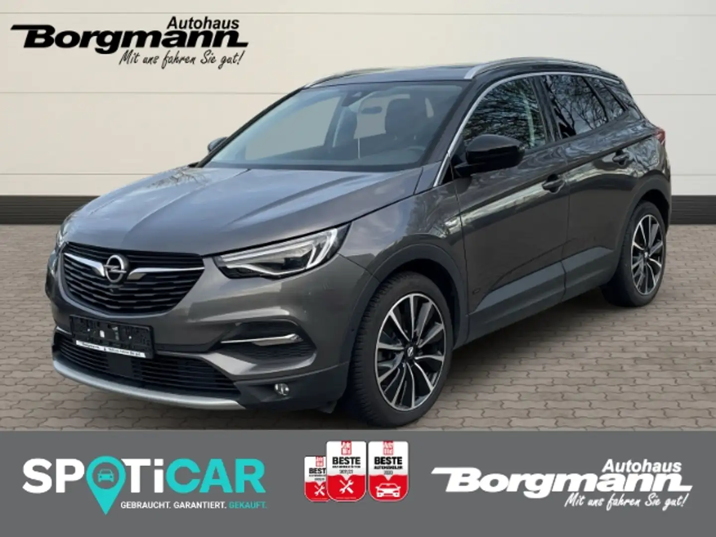 Opel Grandland X Ultimate 1.6 Turbo LED - Navi - Leder - Sitzheizun Gris - 1