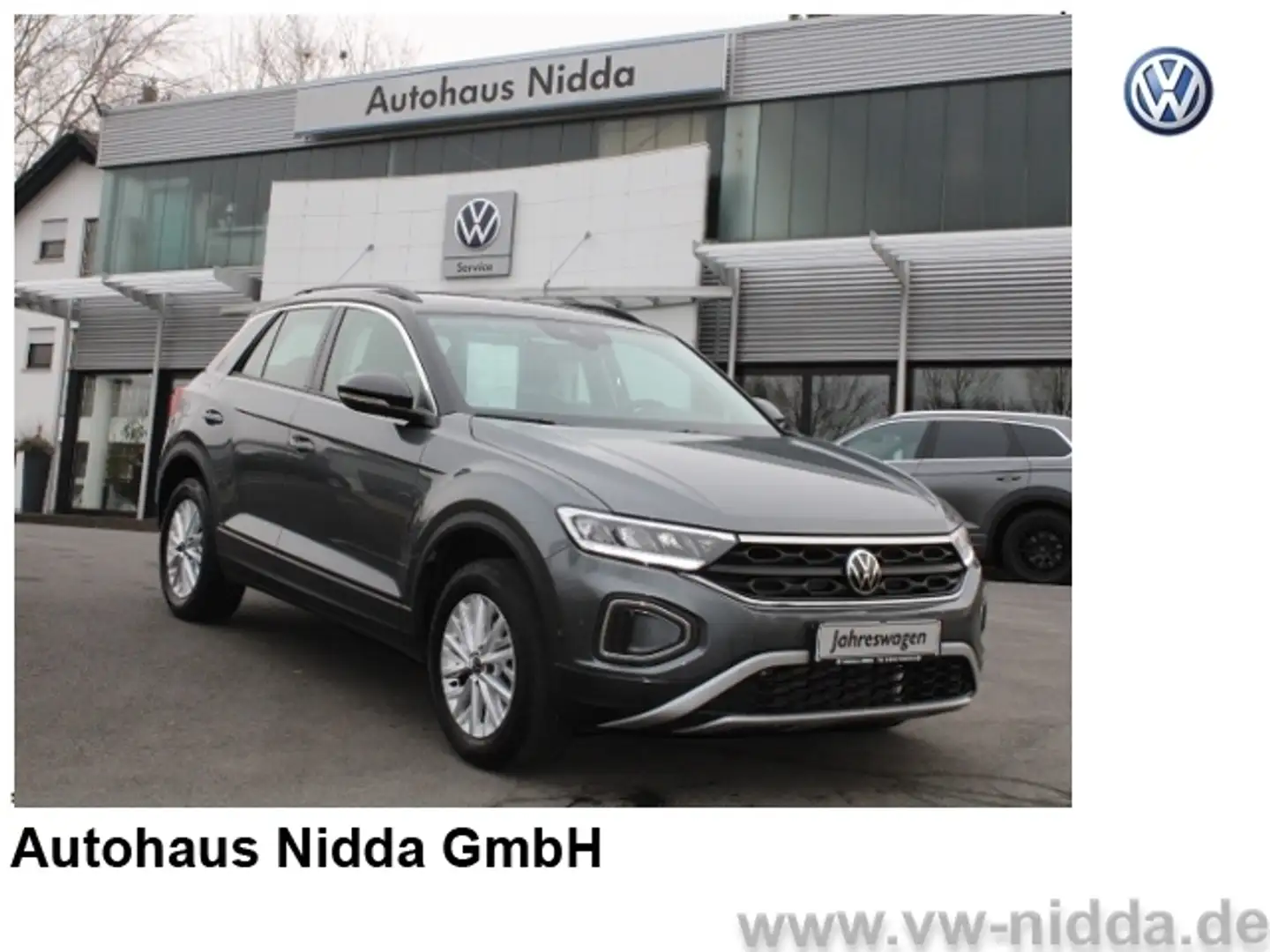 Volkswagen T-Roc 1.5 TSI -DSG- NAVI KLIMA LED ALU Grau - 1