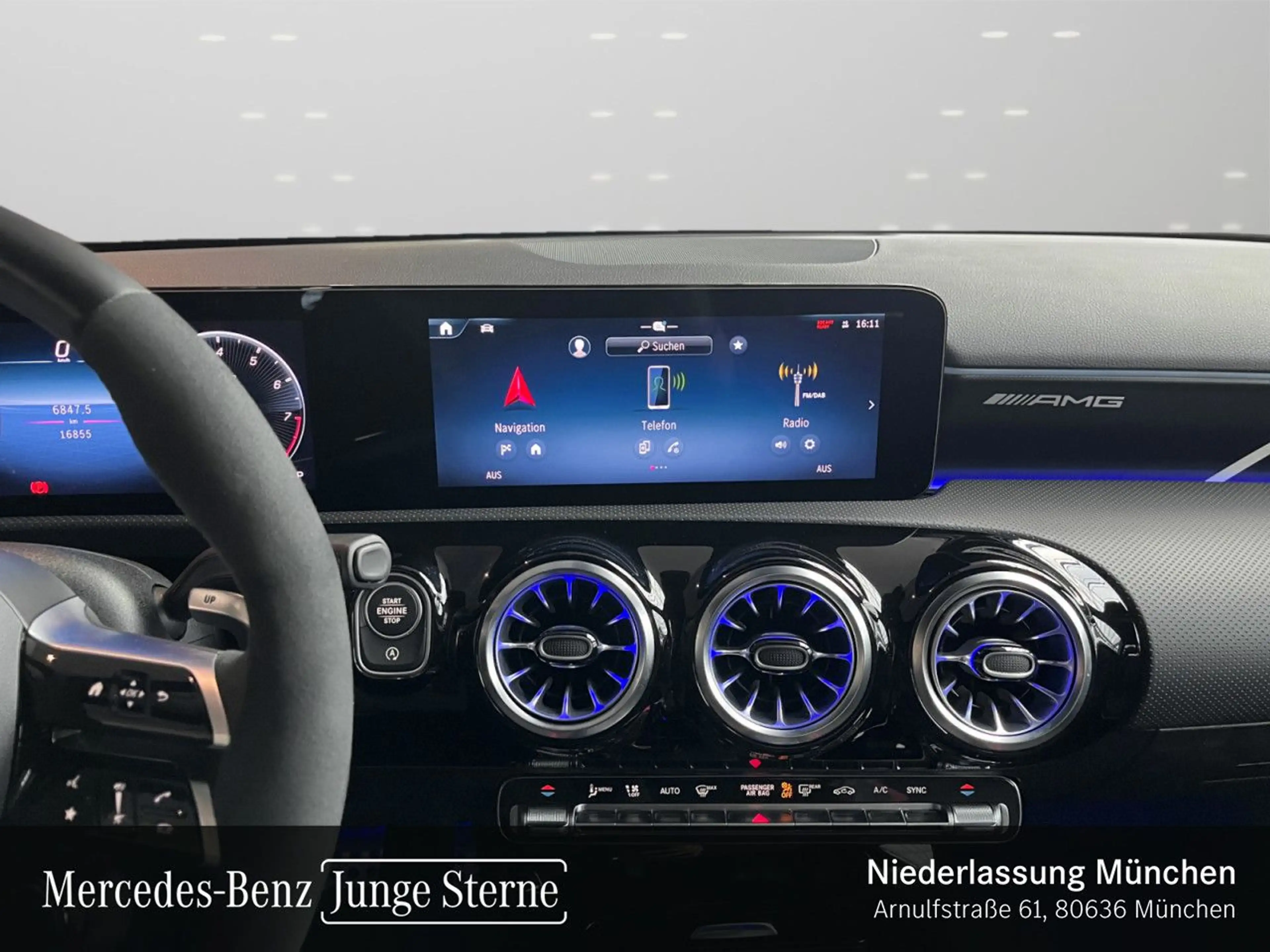 Mercedes-Benz A 45 AMG A 45 S 4M DRIVERS+PANO+MULTIBEAM+BURMESTER+KAMERA — photo 12