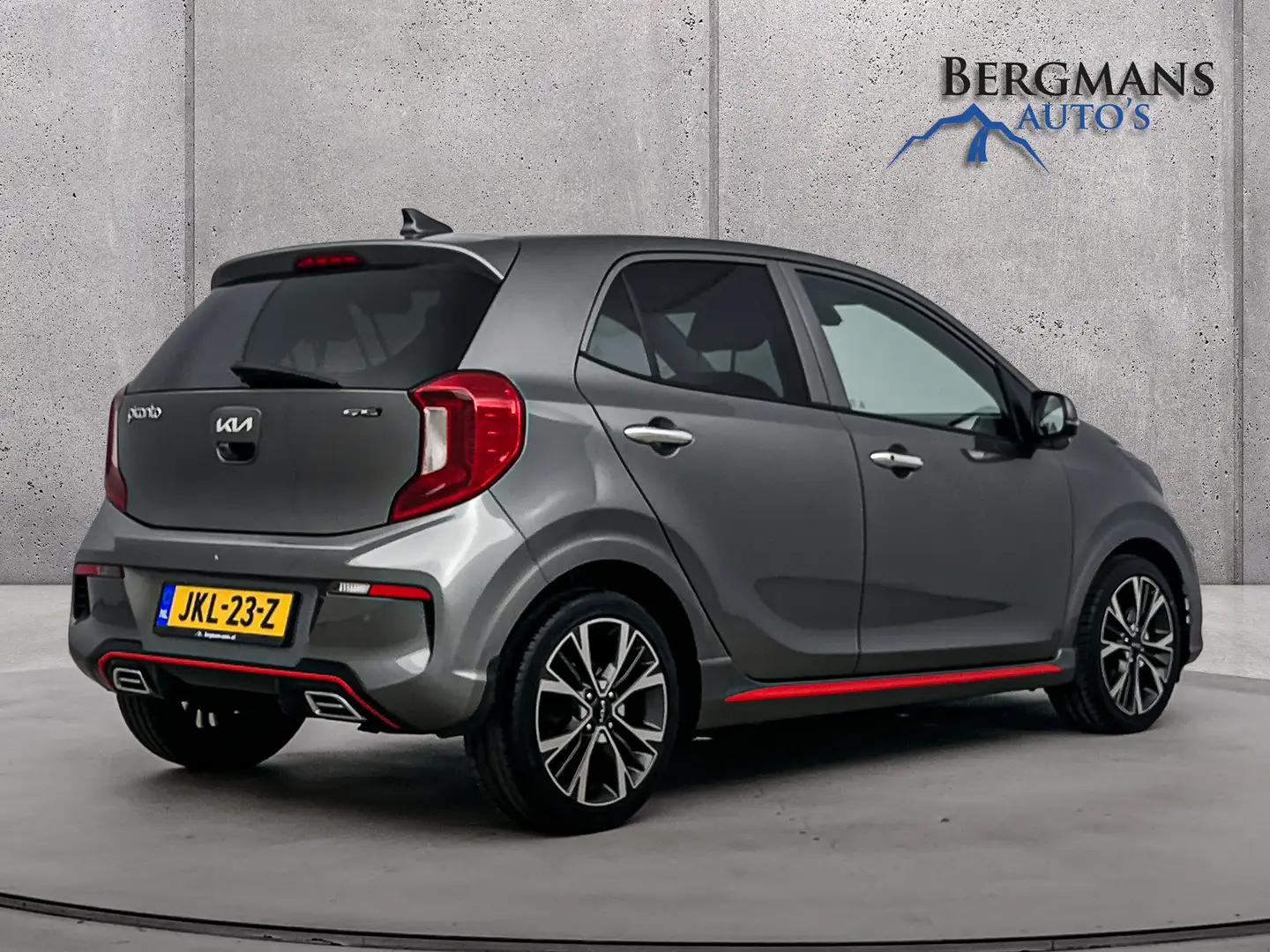Kia Picanto - 1.0 DPi GT-Line // 1E EIGENAAR // LEDER // Gris - 2