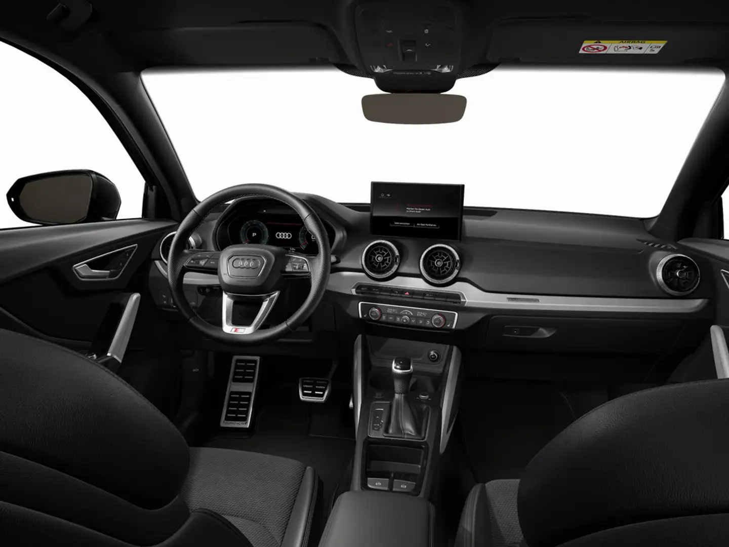 Audi Q2 S line 35 TFSI 110150 kWPS S Pano/phone box/Matrix LED/R.-Kamer Schwarz - 2