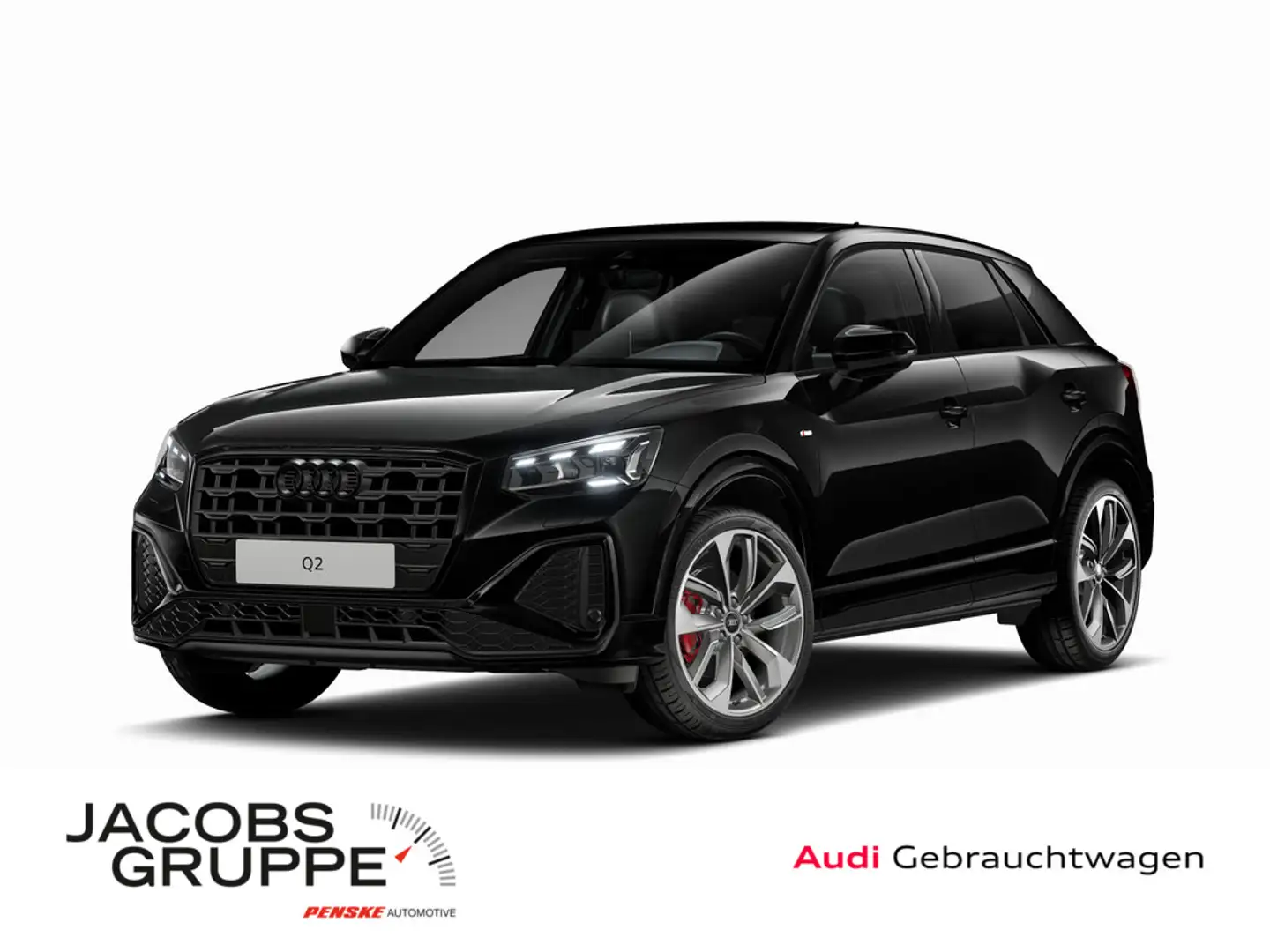 Audi Q2 S line 35 TFSI 110150 kWPS S Pano/phone box/Matrix LED/R.-Kamer Schwarz - 1