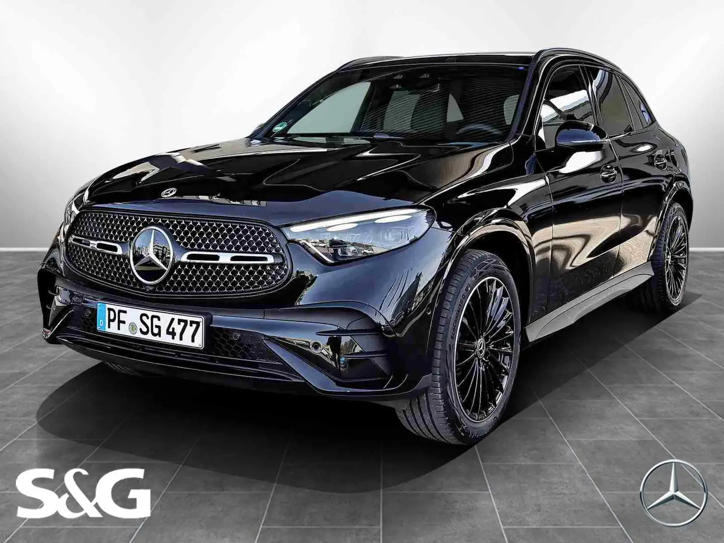 Mercedes-Benz GLC 300 d 4M AMG DIG-LED+360°+AHK+Pano+Distronic Schwarz - 1