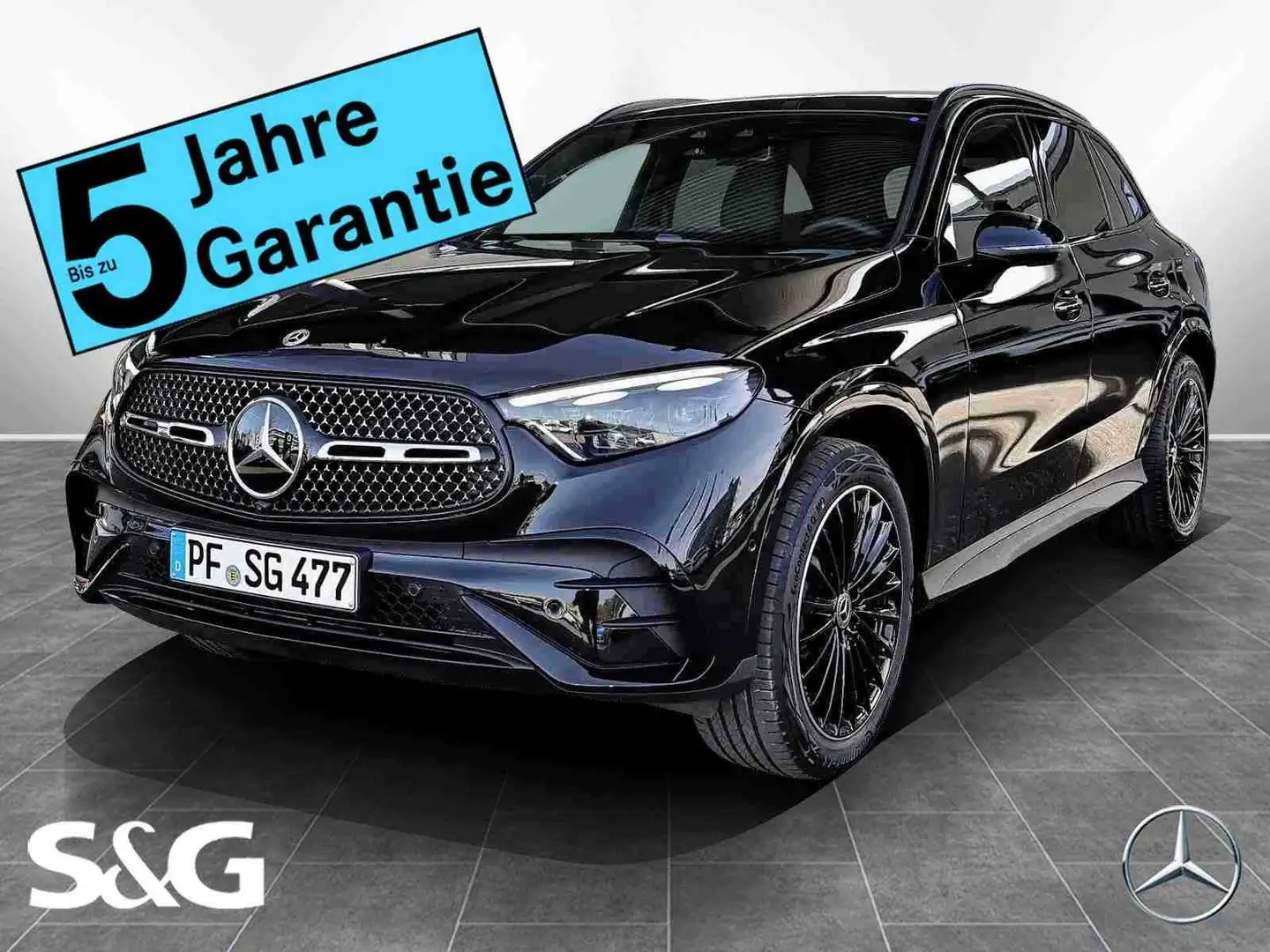 Mercedes-Benz GLC 300 d 4M AMG DIG-LED+360°+AHK+Pano+Distronic Schwarz - 1