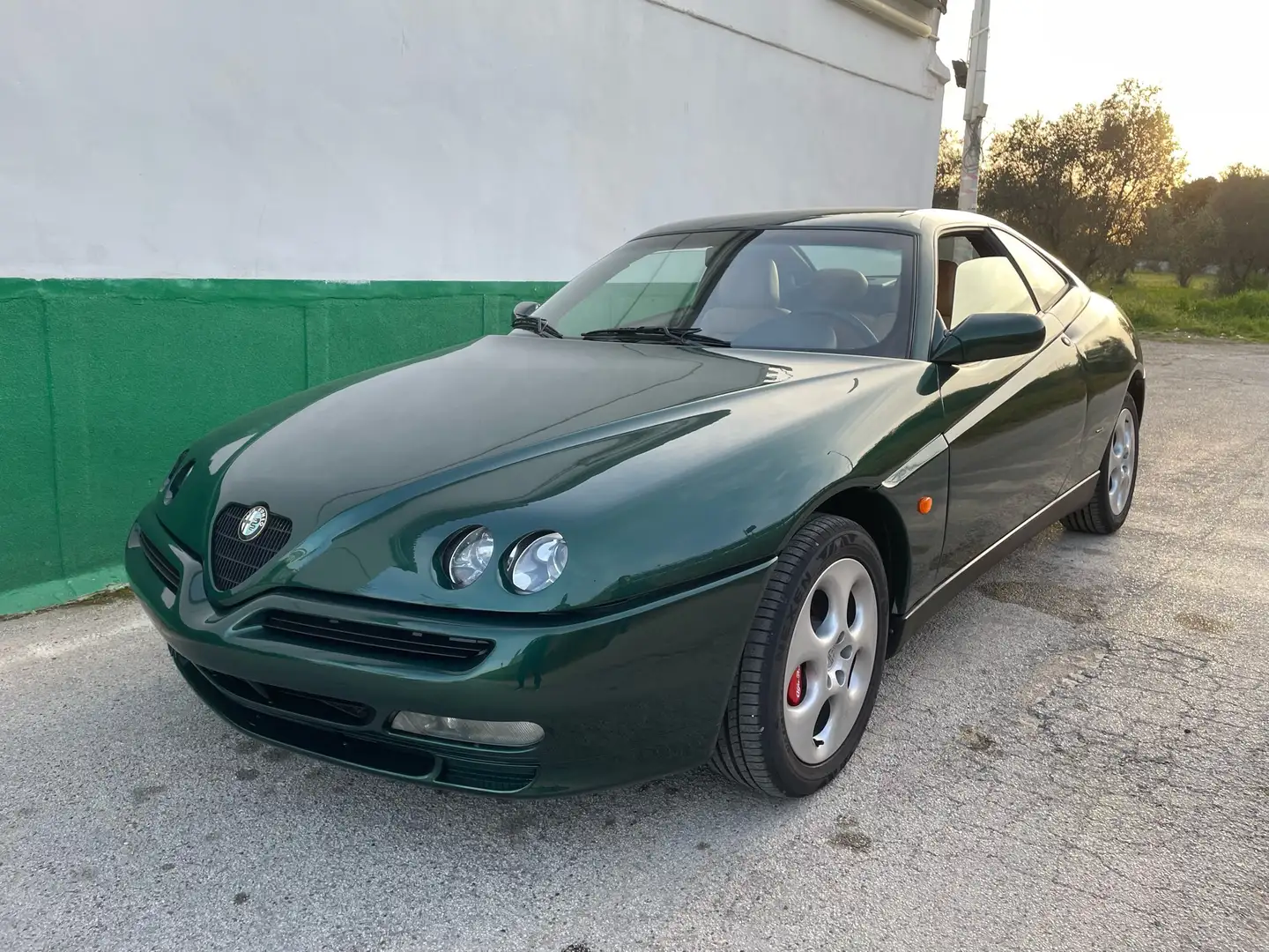 Alfa Romeo GTV 3.0 V6 24v c/pelle Momo Zöld - 1
