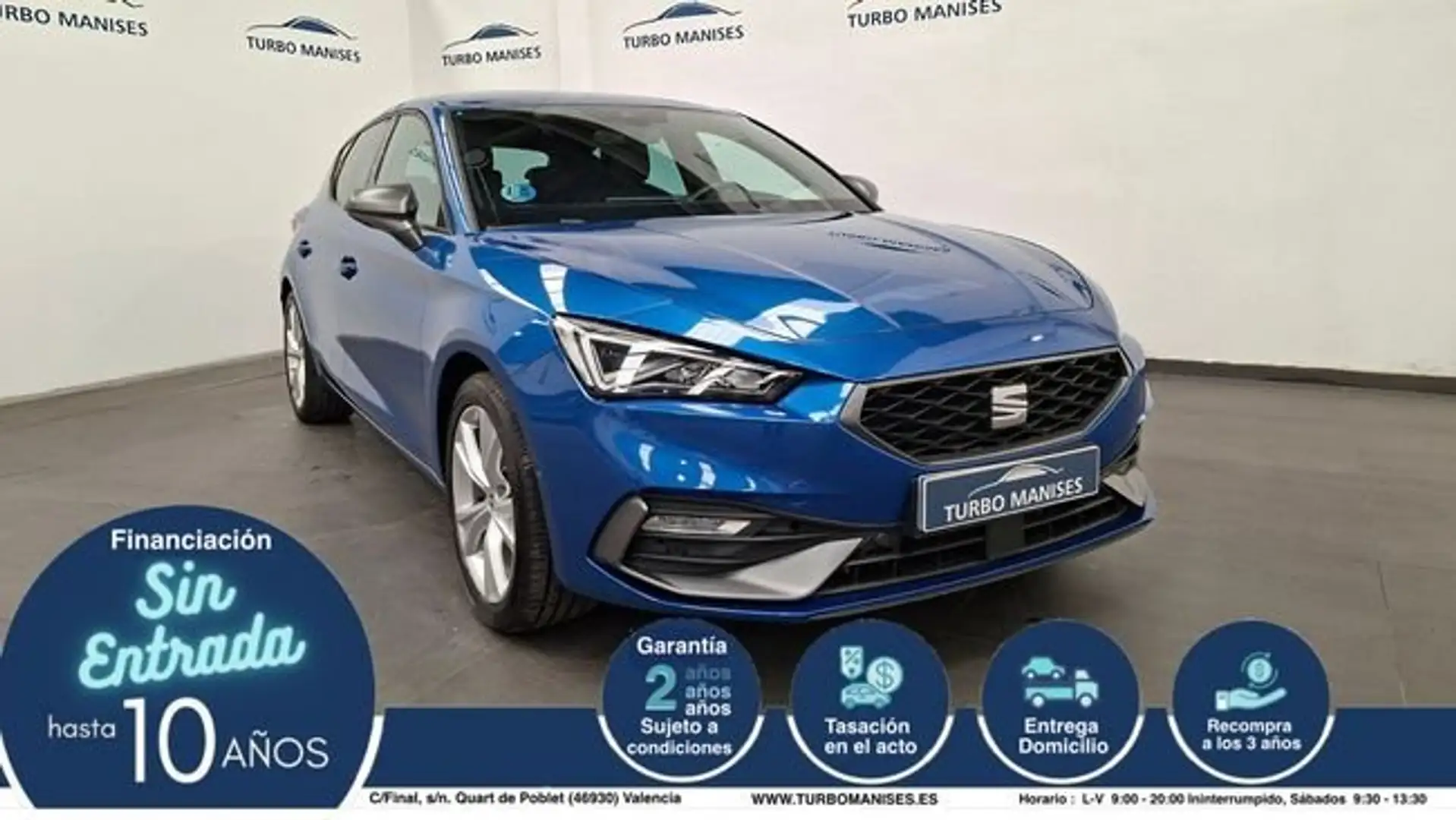 SEAT Leon 1.0 ETSI 110CV AUTO DSG-7 S&S FR 25 ANIVERSARIO Azul - 1