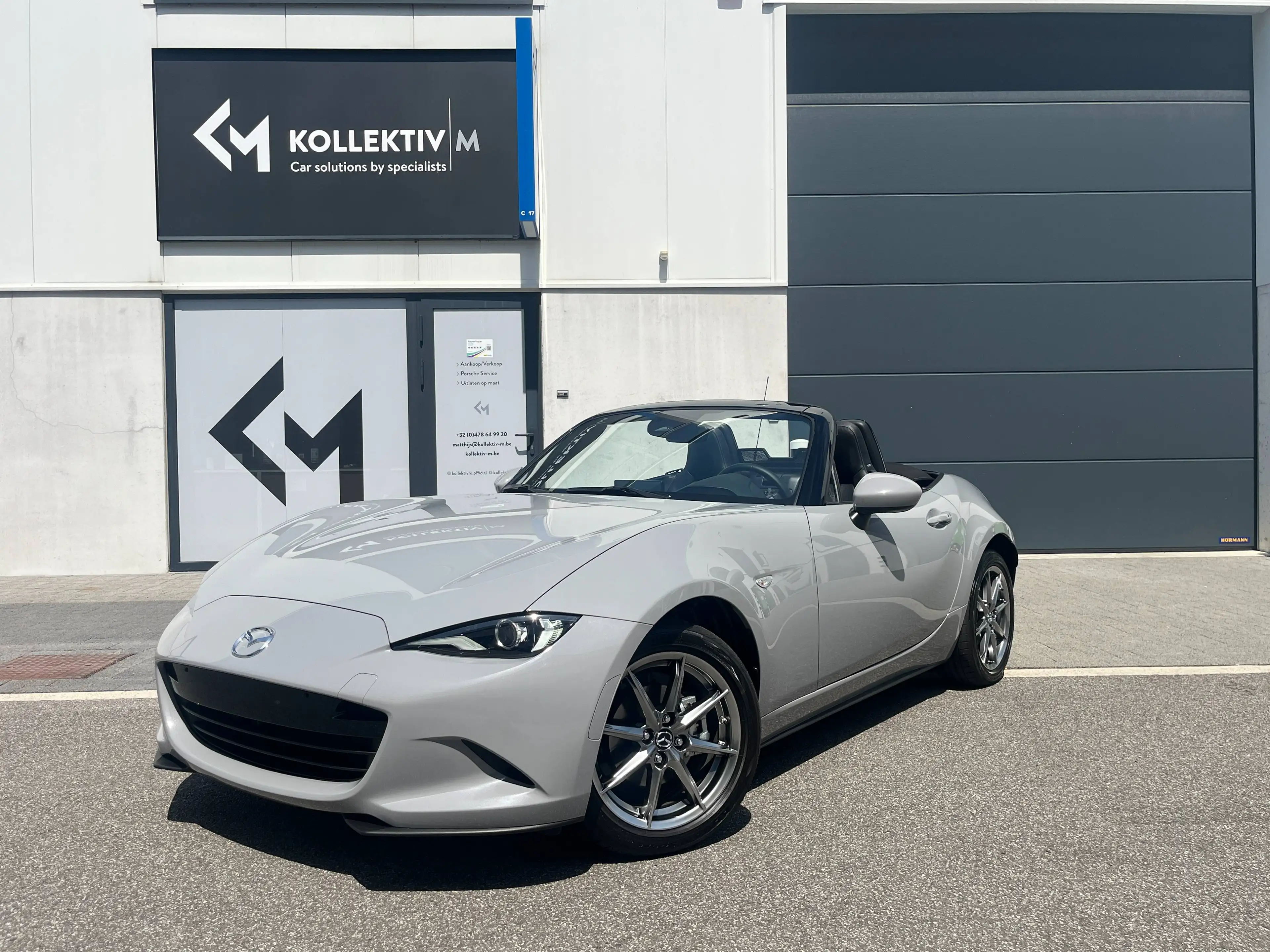 Mazda MX-5 Mazda MX-5 Exclusive-Line / Bose / Leder / Camera / 4.989 km / Aero Gray / Nieuwstaat / Garantie tot 2031