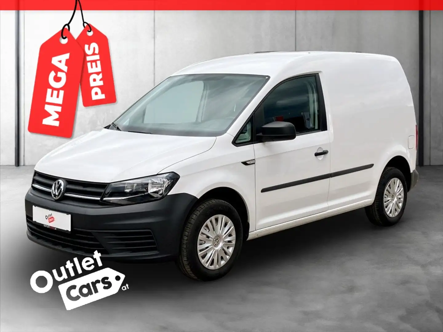 Volkswagen Caddy Nfz Kasten 2.0 TDI BMT NAVIGATION+KLIMA Weiß - 1