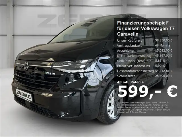 Volkswagen T7 Caravelle Style 2,0 TDI  Automatik KR  StandHZG AHK-klappbar