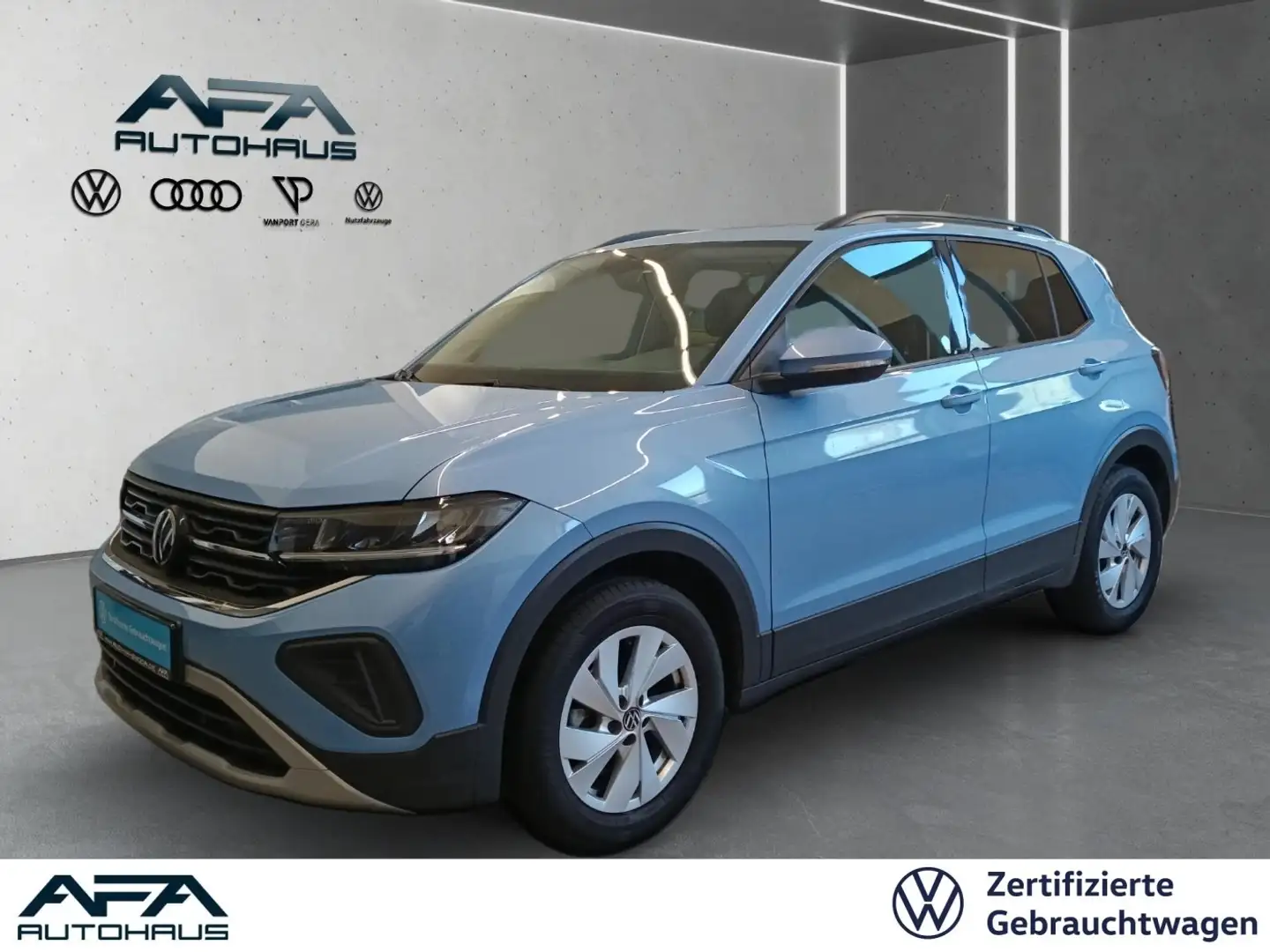 Volkswagen T-Cross 1.0 TSI Life LED*ACC*SHZ*DC*App-Connect Bleu - 1