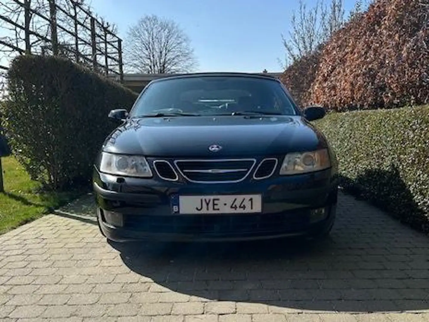 Saab 9-3 Cabrio Vector Turbo I Zwart I Leer I Full map navi Fekete - 1