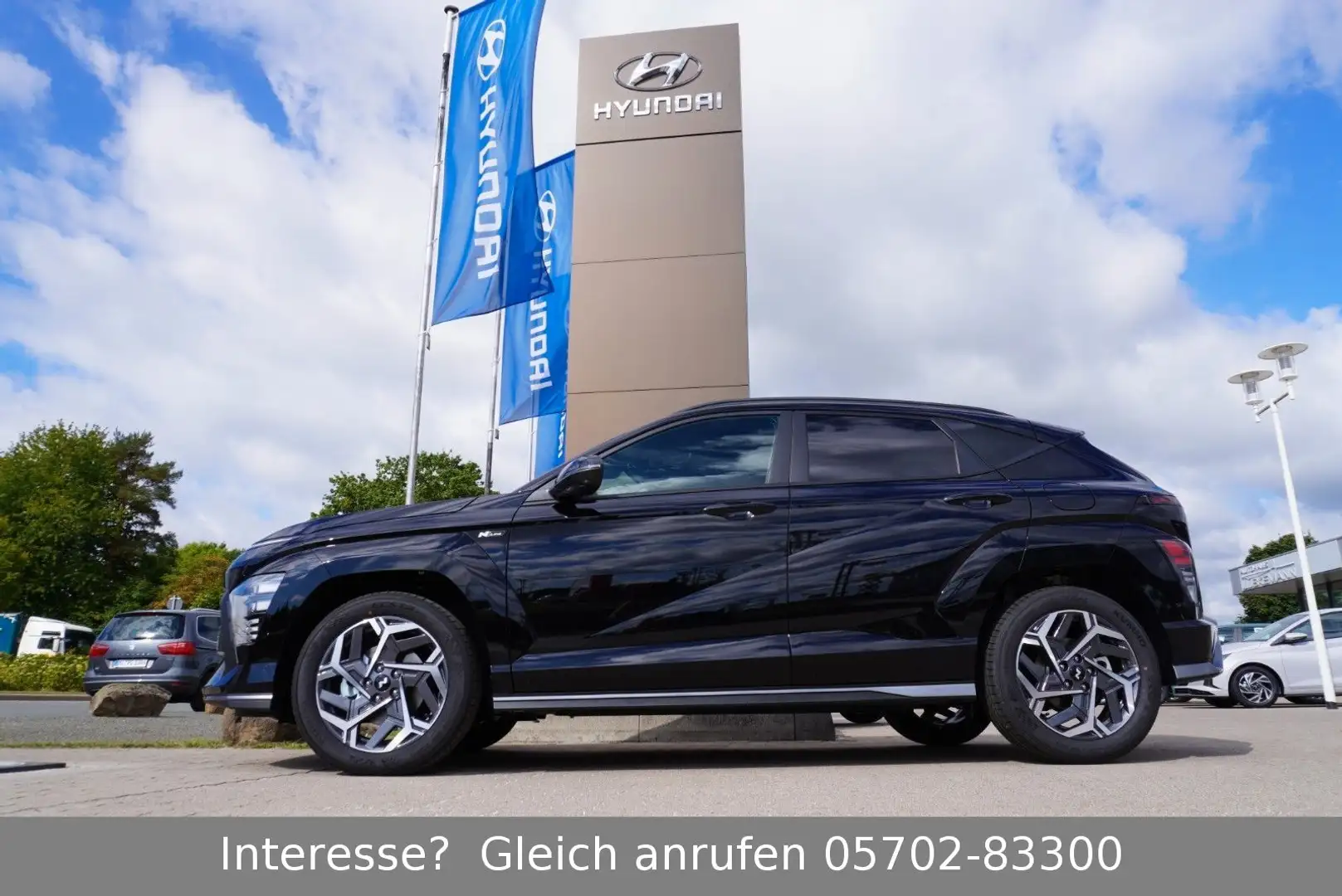 Hyundai KONA 1.6 GDi Hybrid N Line *ULTIMATE-PAKET+WKR* Schwarz - 2