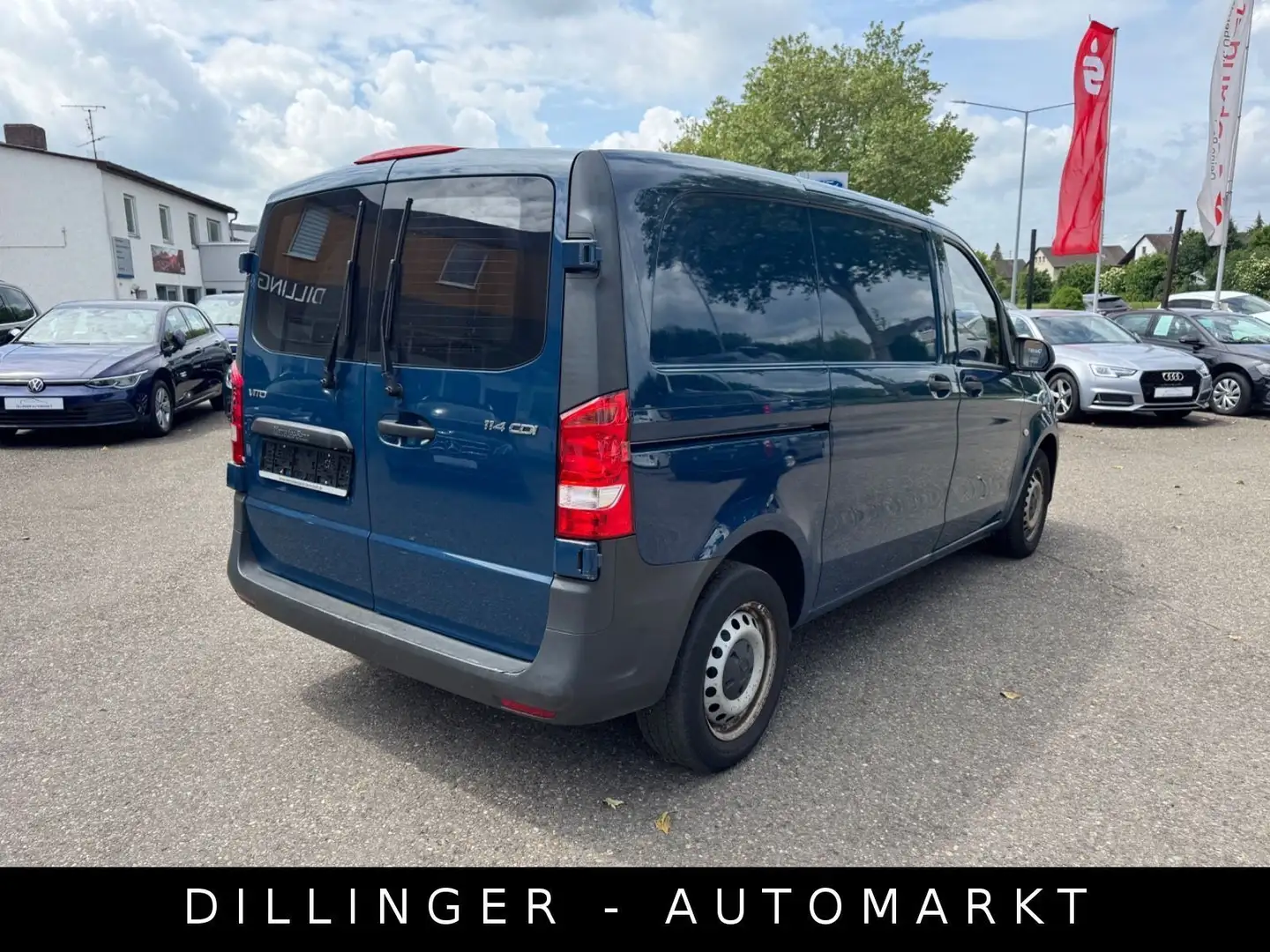 Mercedes-Benz Vito 2,2 Kasten 114 CDI HA kompakt Tempomat Niebieski - 2