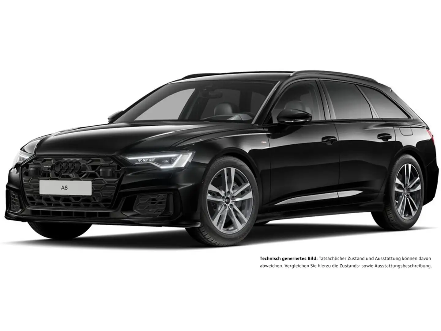 Audi A6 Avant 50 quattro HYBRID S LINE 360°CAM LM19 Schwarz - 2
