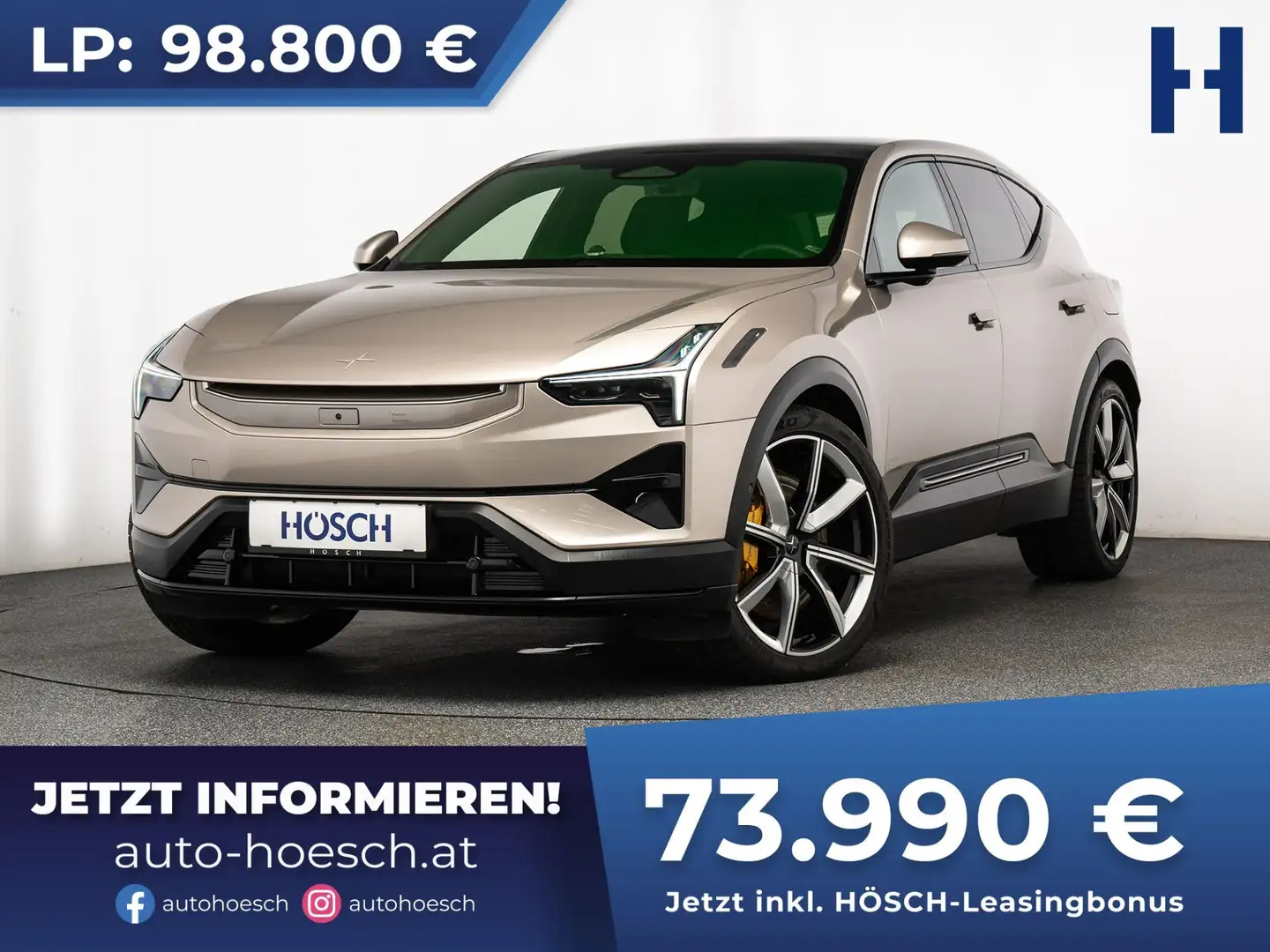 Polestar 3 Long Range Dual Motor PLUS PILOT 22er WIE NEU Gold - 1
