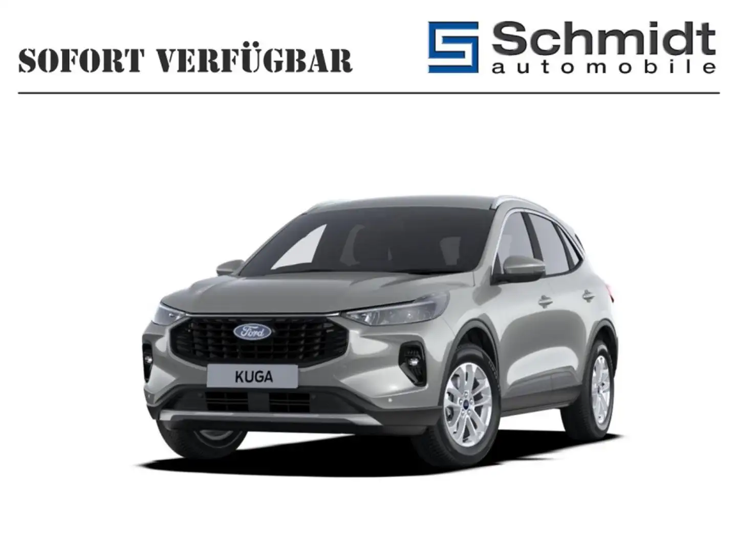 Ford Kuga Titanium 2,5L Duratec FHEV 180PS A FWD Silber - 1