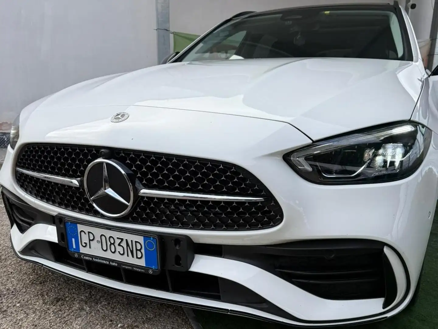 Mercedes-Benz C 300 Classe C SW 2021 SW d mhev AMG Line Premium Plus Bianco - 2