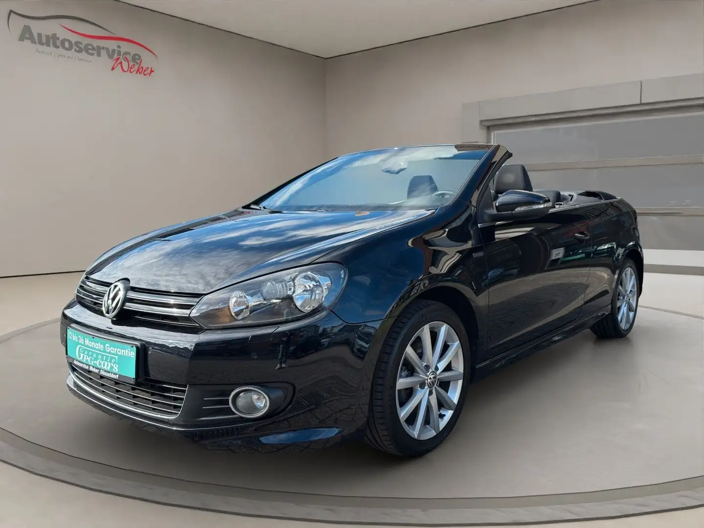 Volkswagen Golf VI Cabriolet Lounge BMT Noir - 1