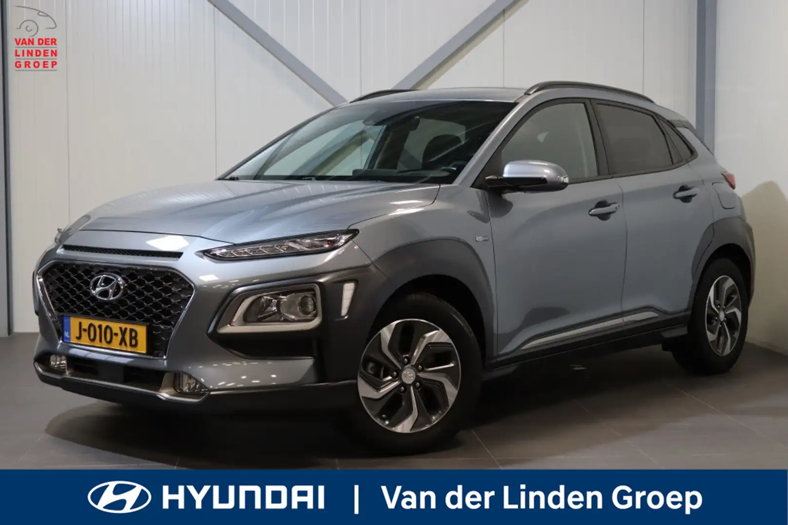 Hyundai KONA 1.6 GDI HEV Fashion|HUD|16"|Krell|Navi|Camera|Rijk Gris - 1