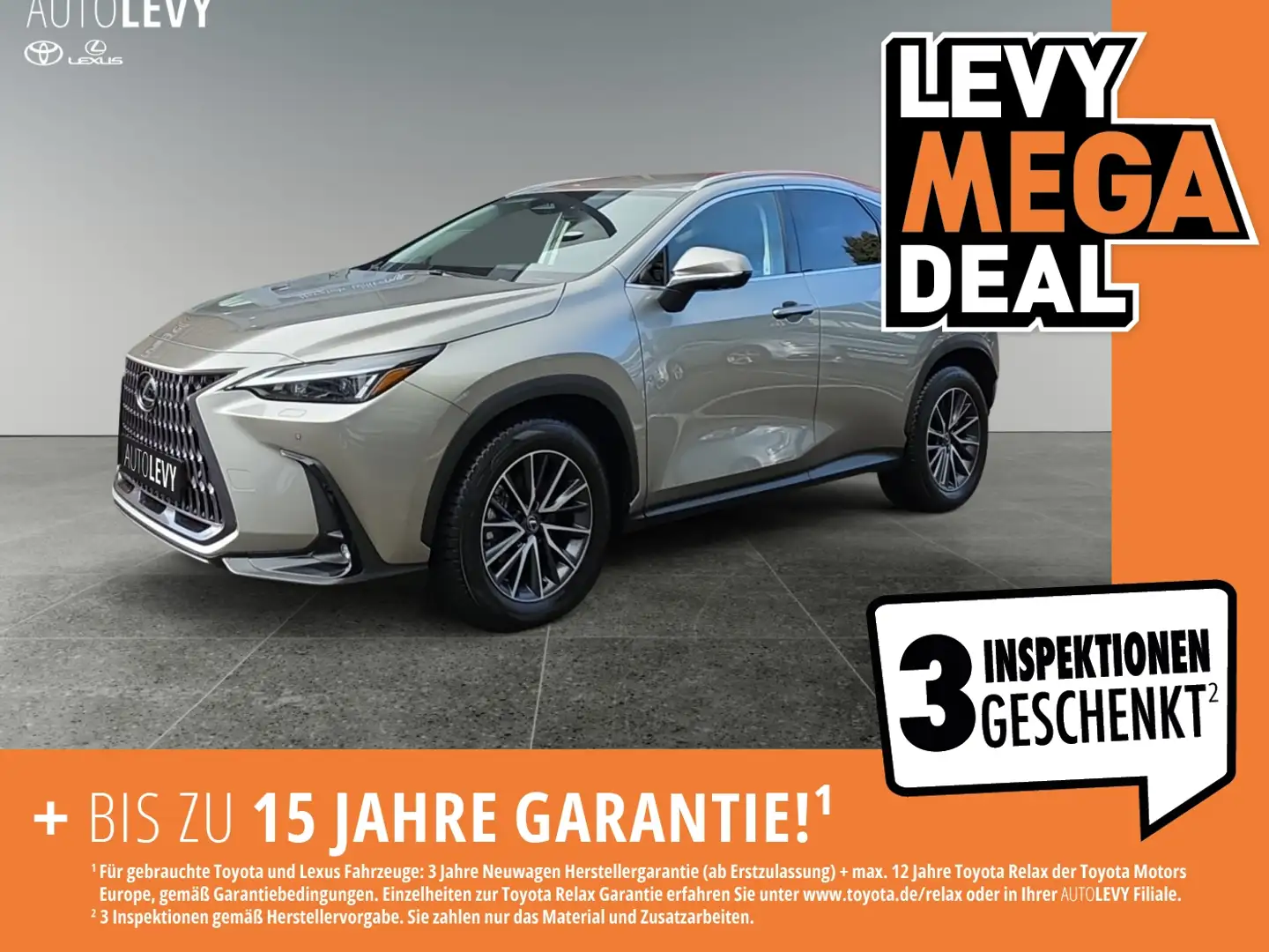 Lexus NX 350h NX 350 h 350h Executive AWD +Sitzbelüftung+Leder+ Silber - 1
