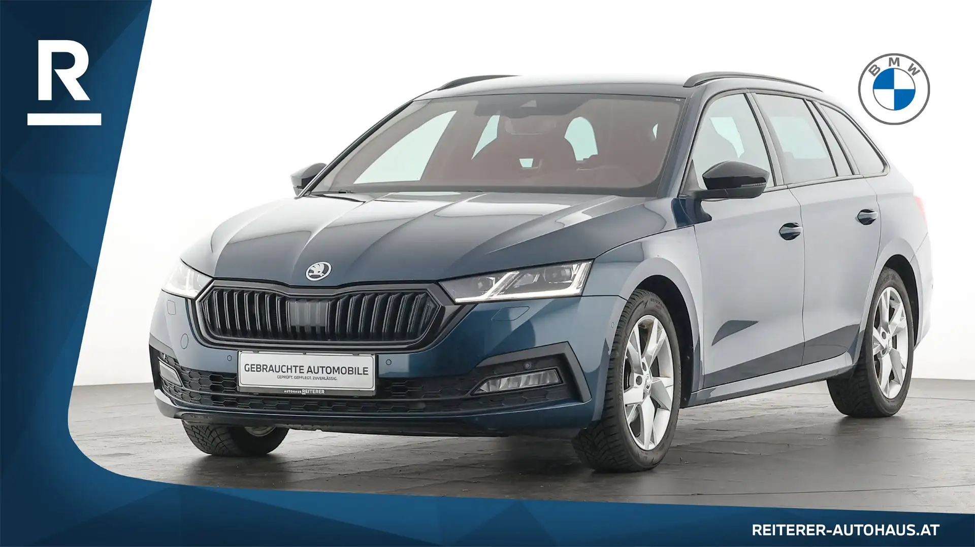 Skoda Octavia Combi 2,0 TDI Style DS *Head-Up *Parkassistent *AHK Blau - 1