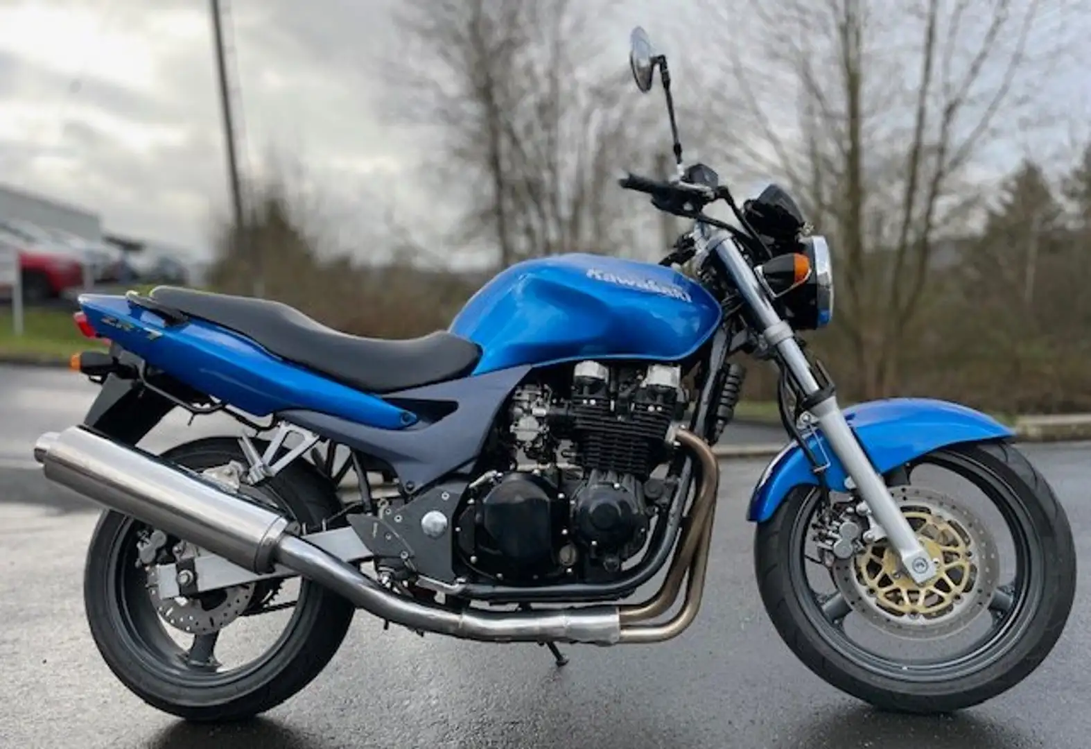 Kawasaki ZR - 7 Naked Albastru - 1
