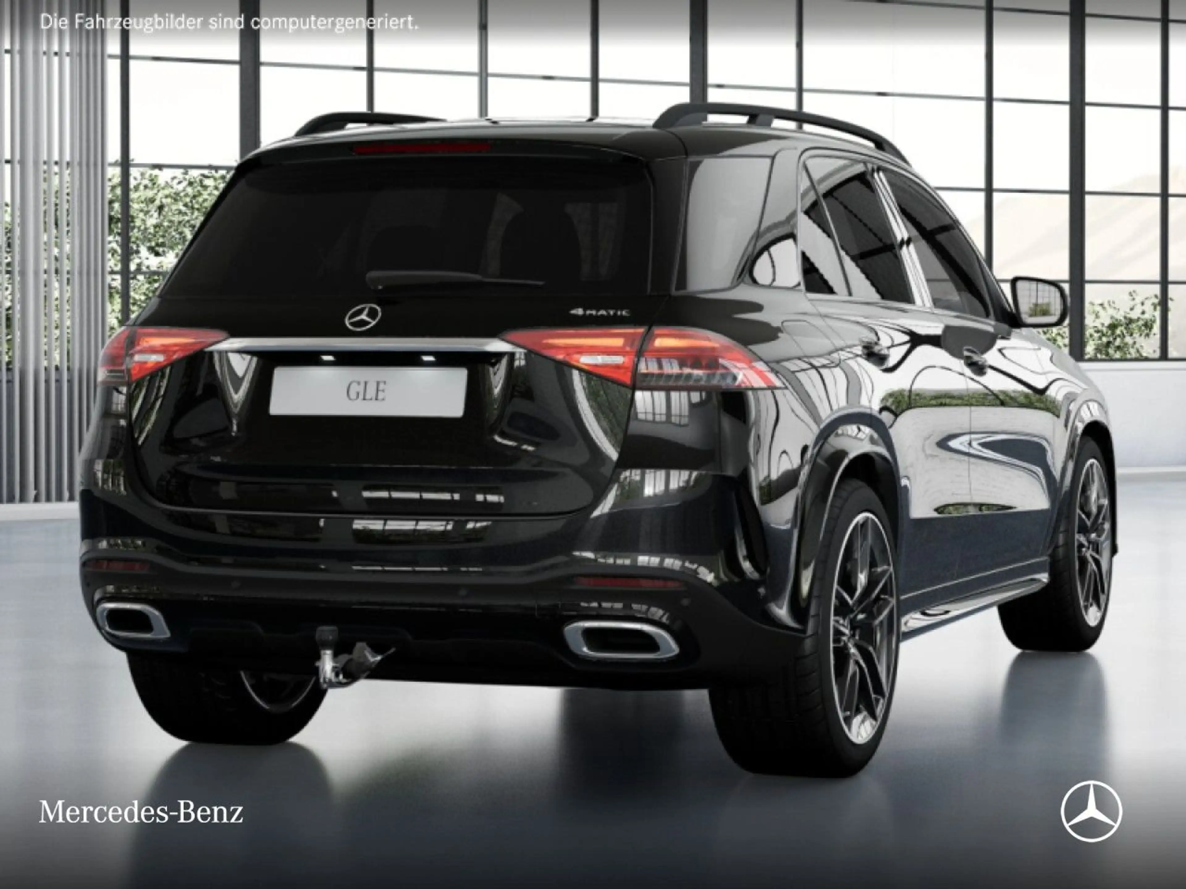 Mercedes-Benz GLE 350 de 4M AMG+NIGHT+PANO+360+AHK+MULTIBEAM+HUD — photo 4