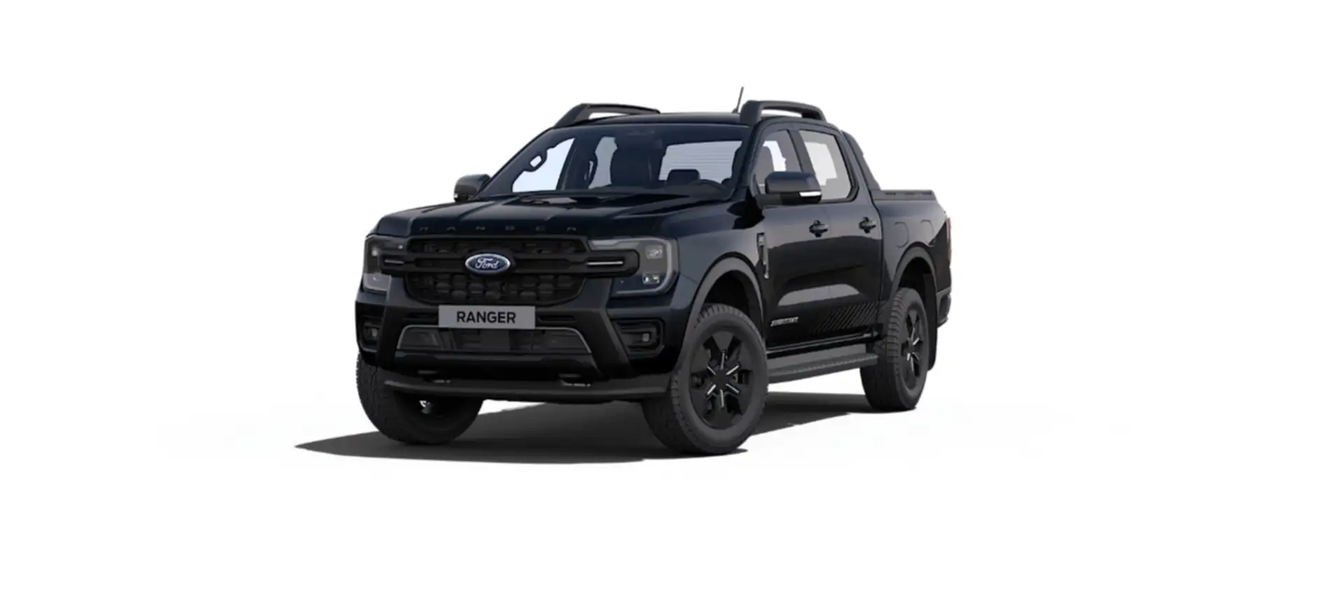 Ford Ranger Stormtrak 2.3 DoKa PHEV NAVI*iACC*360*PDC Zwart - 2