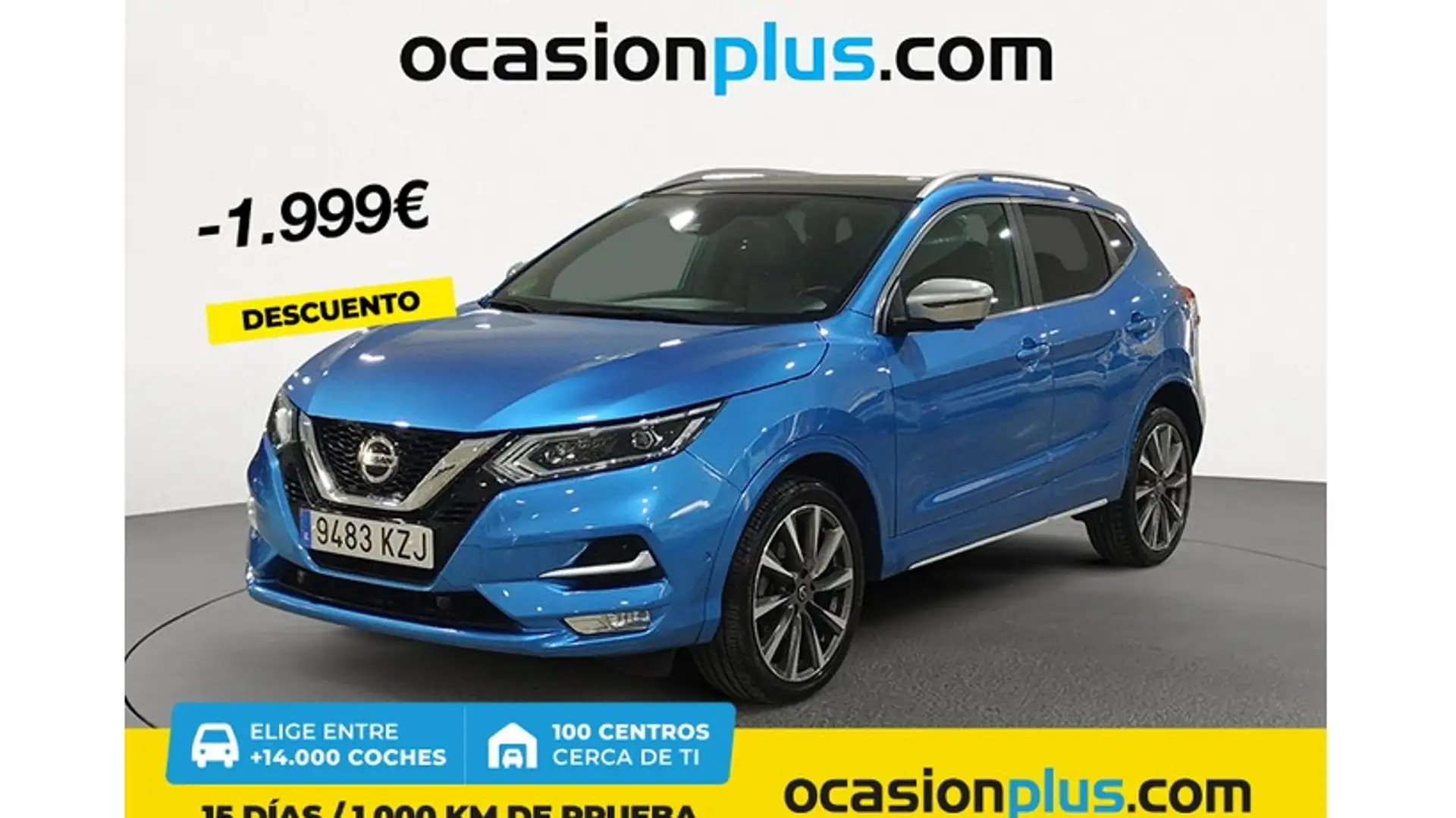 Nissan Qashqai 1.5dCi Tekna+ DCT 4x2 85kW Blau - 1