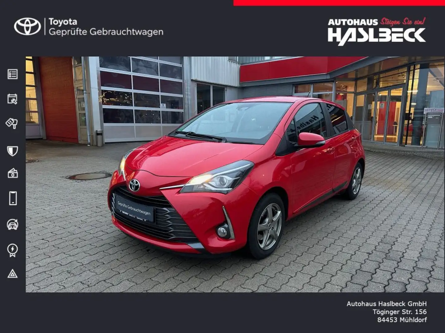 Toyota Yaris 1,5-Dual-VVT-iE Y20 Club Rot - 1