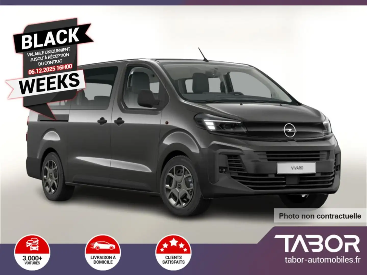 Opel Vivaro XL 2.0 D 177 AT8 GPS LED Cam PDC Gris - 1