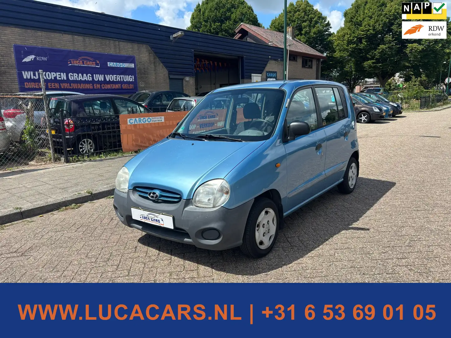 Hyundai Atos Multi 1.0i GLS AIRCO + 2X SLEUTEL! Blau - 1