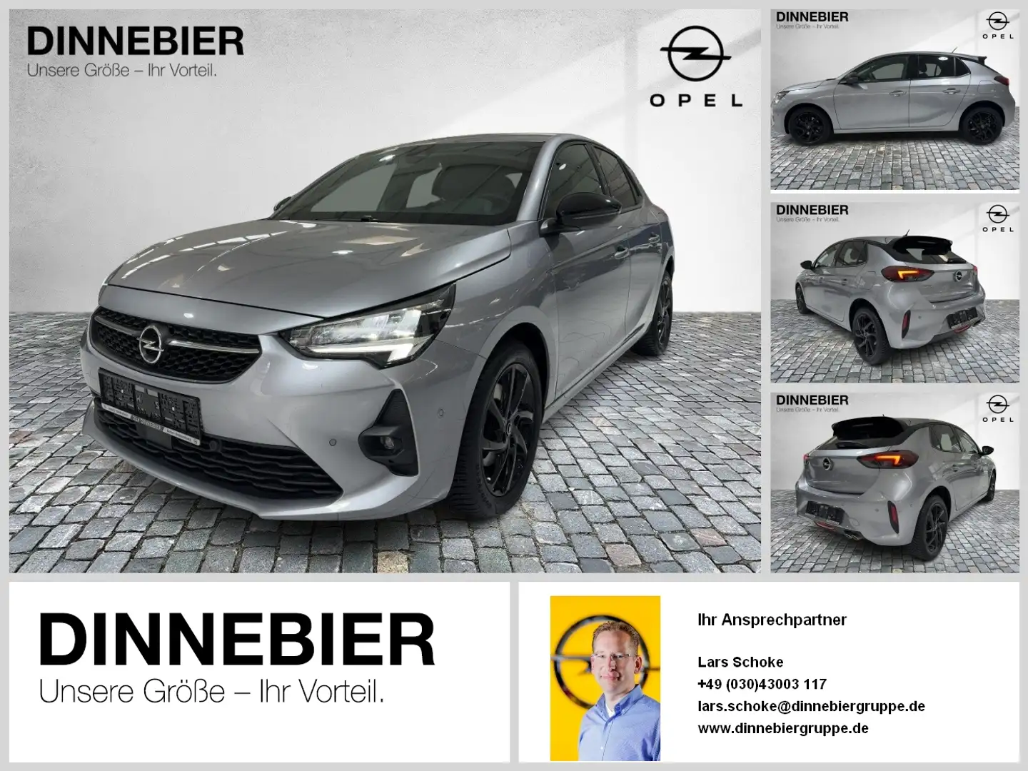 Opel Corsa GS Line *PDC*LED*Allwetter* DynLicht LED TWA PDC Silber - 1