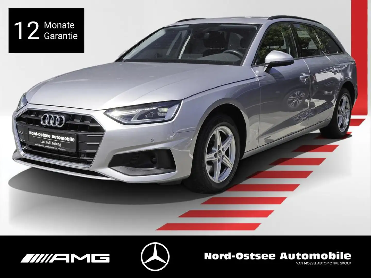 Audi A4 35 2.0 TFSI AVANT AHK NAVI PDC SHZ LED Argent - 1