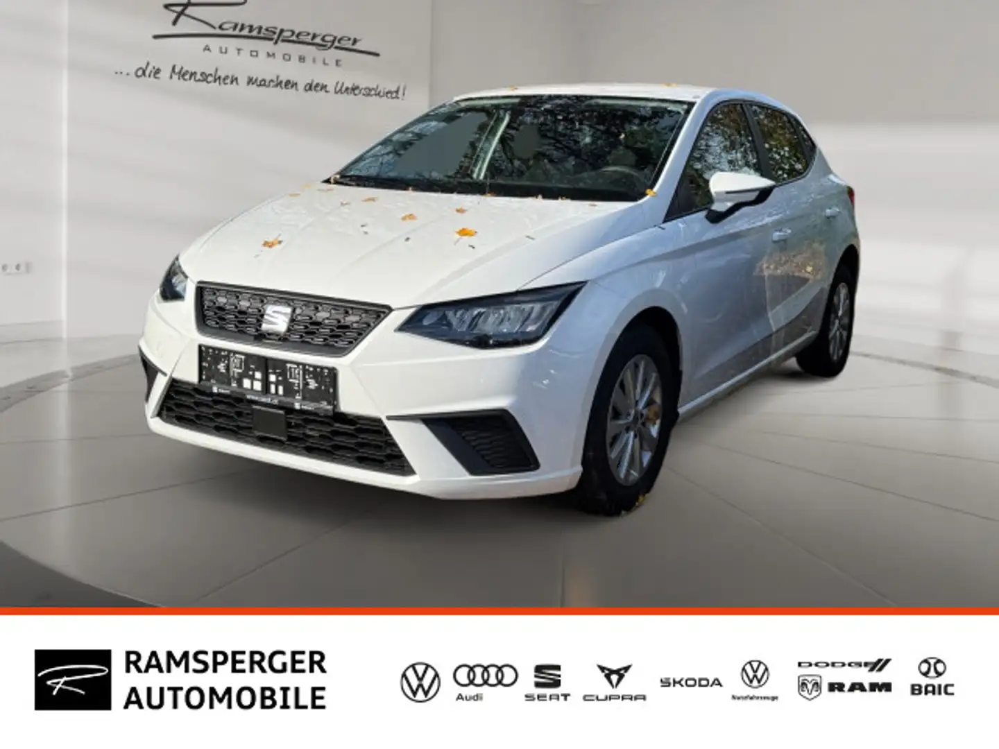 SEAT Ibiza 1.0 TSI LED/EPH/DAB/Virtual/uvm. Weiß - 1