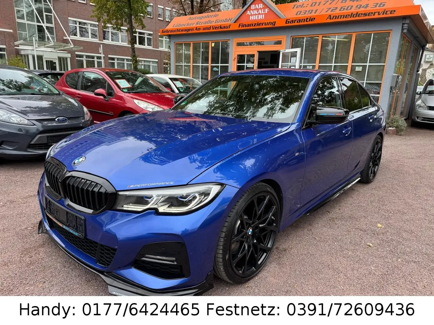 BMW 330 i M-PERFORMANCE/LASER/HEAD-UP/DIGITAL-TACHO Blauw - 1