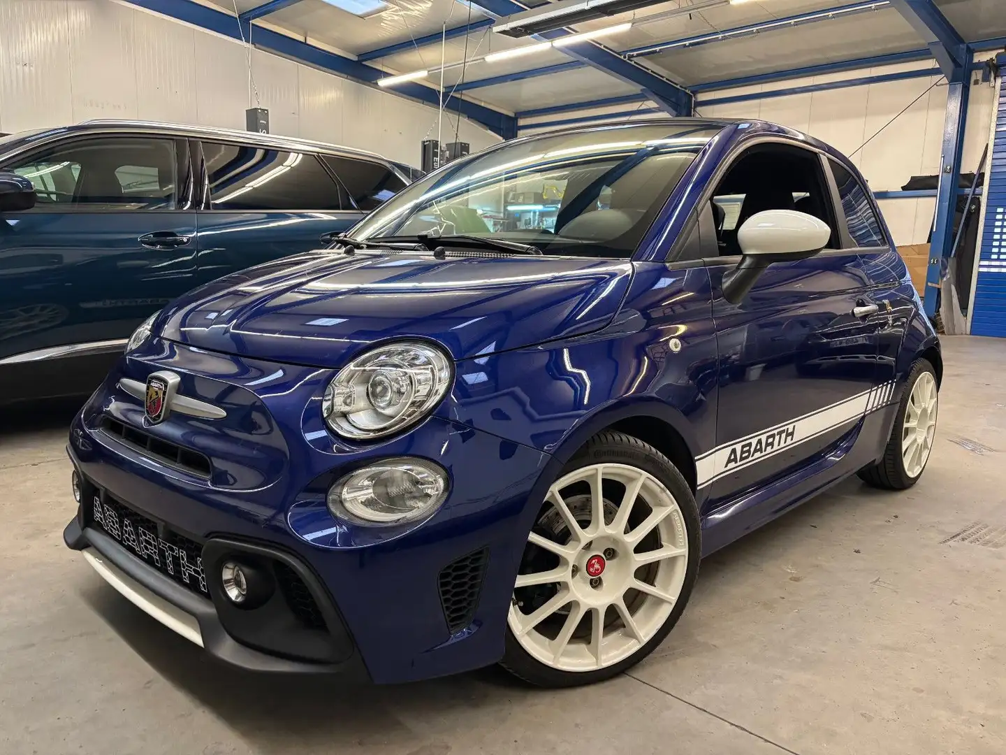 Abarth 595 Turismo Faltdach/Leder/DAB/Xenon/ZRerneuert Albastru - 1