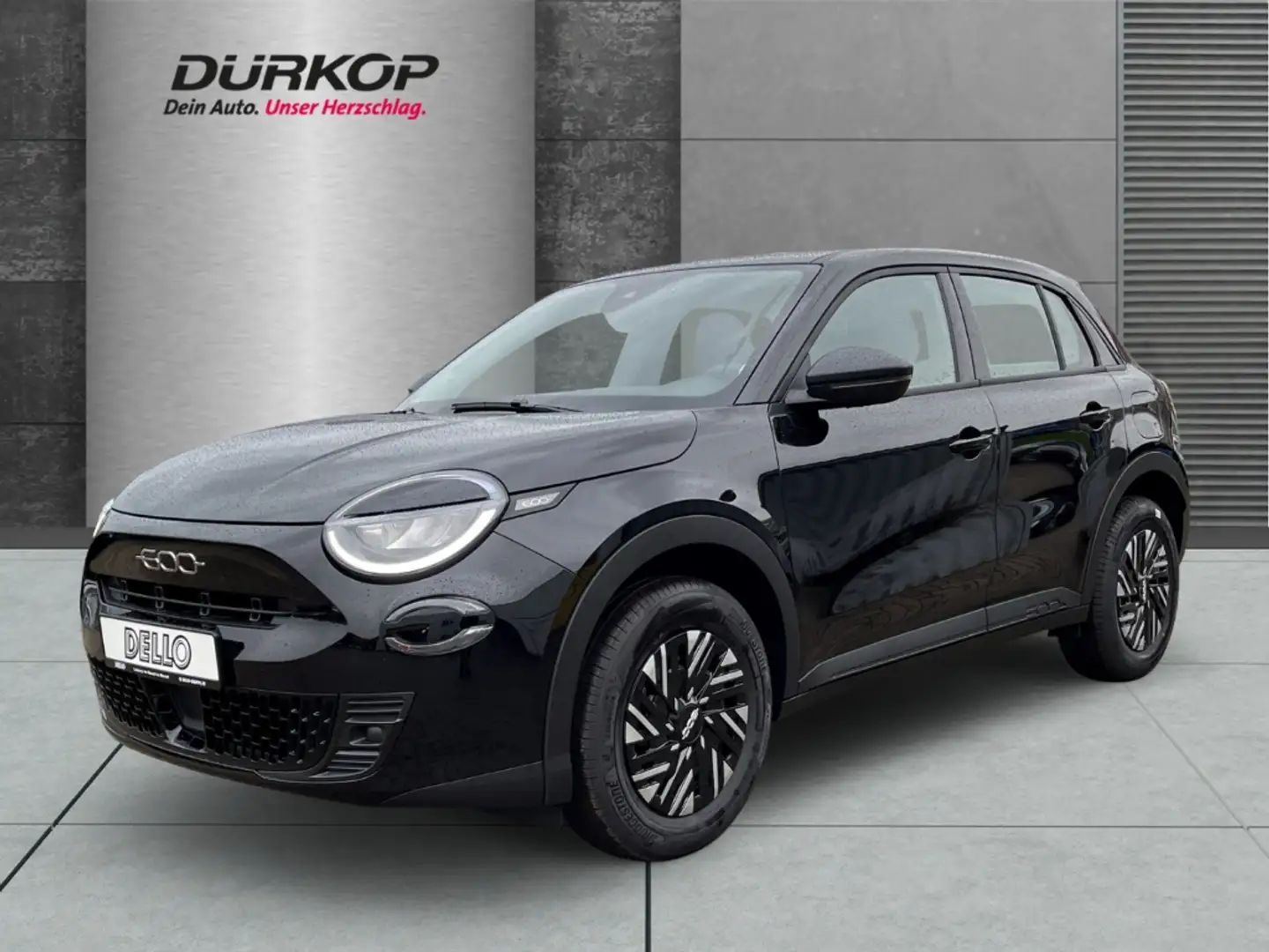 Fiat 600 Special Edition Leasingaktion Navi Klimaautomatik Schwarz - 1