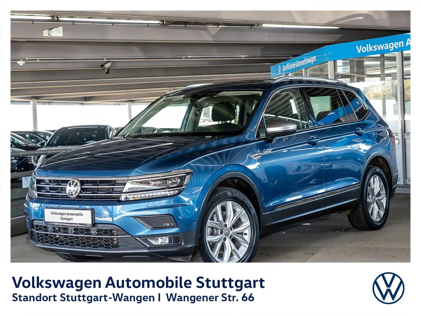 Volkswagen Tiguan Allspace Highline 2.0 TDI DSG Navi Kamera Blau - 1