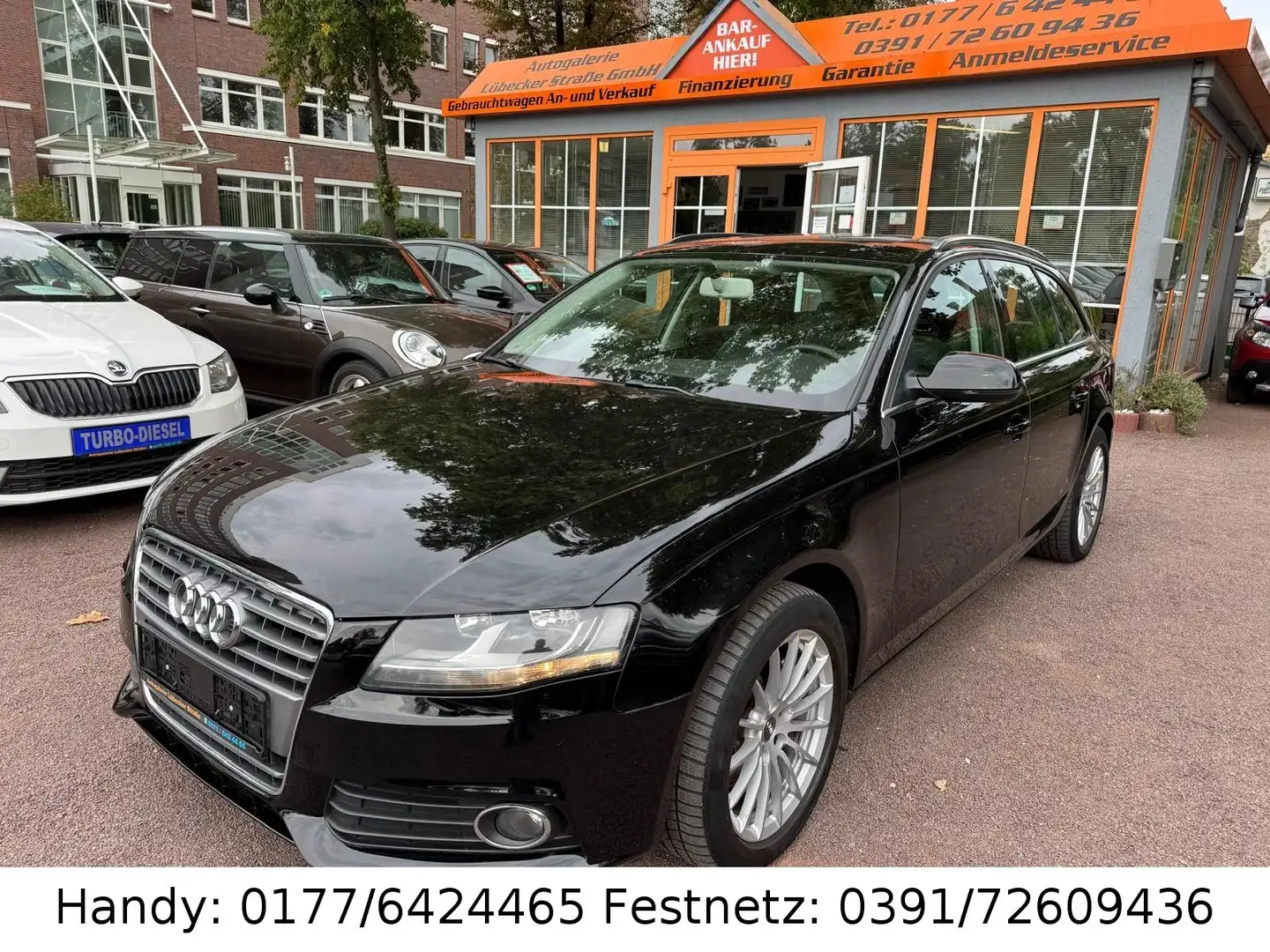 Audi A4 1.8 TFSI Avant KLIMA/LEDER/SHZ/PDC/ALU Zwart - 1