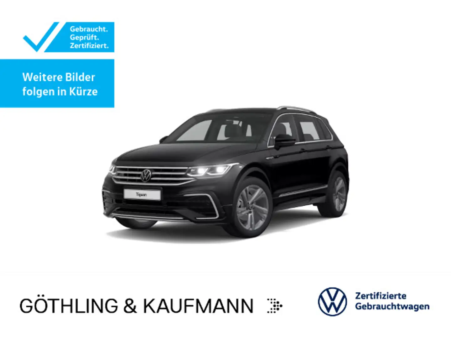 Volkswagen Tiguan R-Line 1.5 TSI 110kW*DSG*AHK*KAM*NAVI*MAT Schwarz - 1