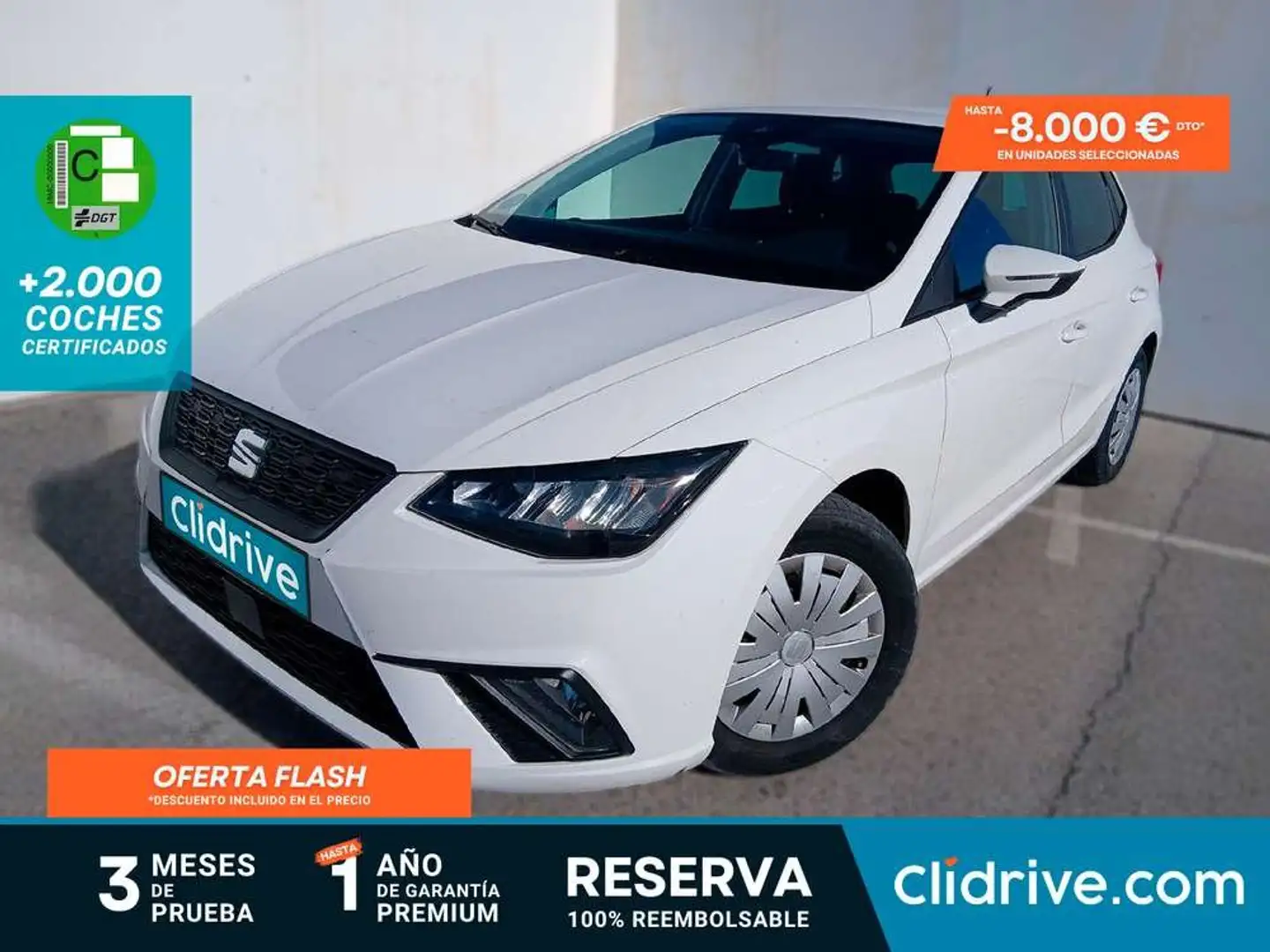 SEAT Ibiza 1.0 MPI S&S Reference 80 Weiß - 1