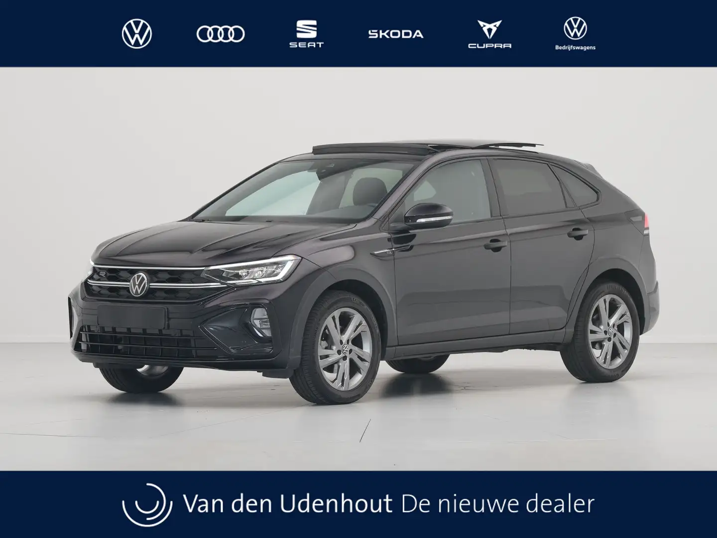Volkswagen Taigo 1.0 TSI 110pk DSG R-Line Panorama Navi via App Pdc Zwart - 1