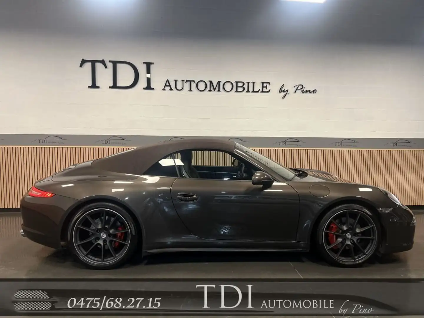 Porsche 991 911*4S*CABRIO*991*3.8i PDK*400cv*PACK SPORT*20'* Marrone - 2