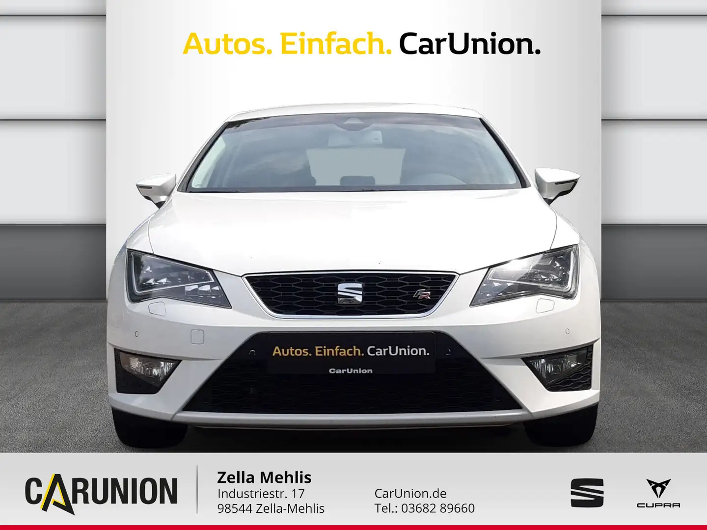 SEAT Leon 2,0 TDI FR *KLIMA*LED*TEMPO*PDC* Weiß - 2