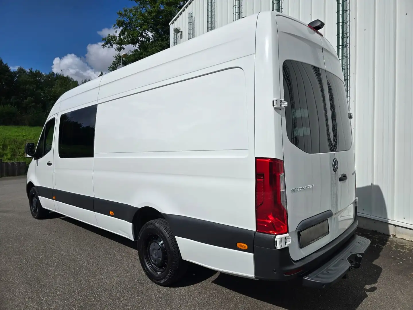 Mercedes-Benz Sprinter 317 III 9G Mixto Maxi L3H2 AHK 6 Sitzer UVP79T€ Wit - 2