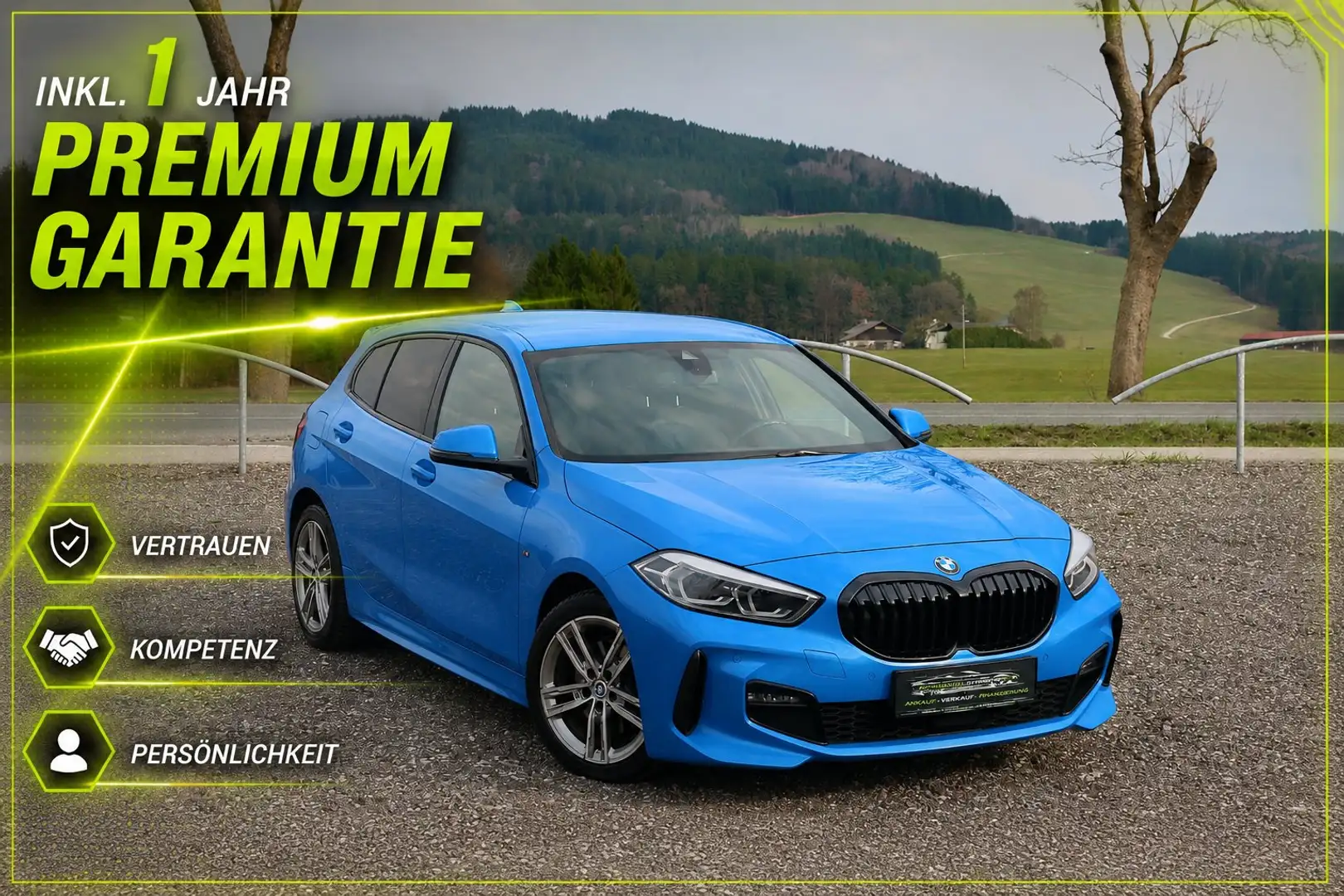 BMW 118 d Aut.*M Sportpaket Blau - 1