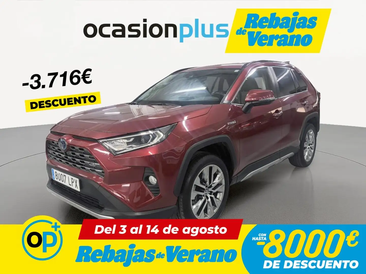 Toyota RAV 4 2.5 hybrid 4WD Luxury Rojo - 1