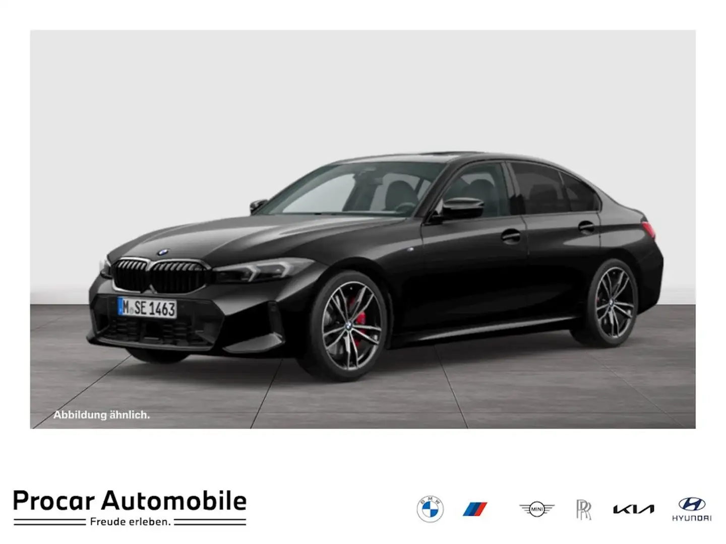 BMW 330 i Limousine (ab 2022) M Sportpaket HK HiFi Zwart - 1