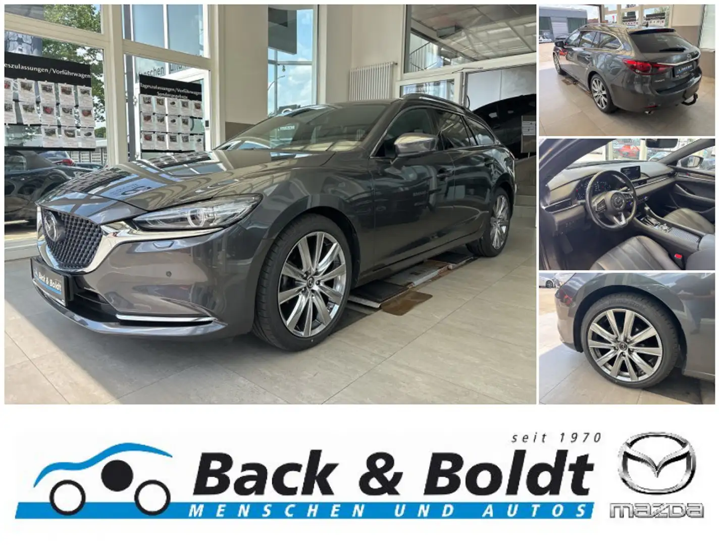 Mazda 6 Kombi Takumi 2.5i*MATRIX,BOSE,LEDER,GSD,AHK* Grigio - 1